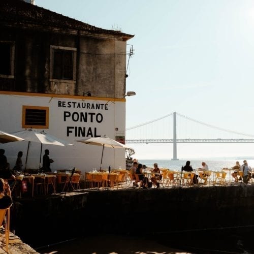 Ponto Final: one of the best places for a meal with a view